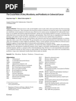 The Crucial Roles of Diet, Microbiota, and Postbiotics in Colorectal Cancer