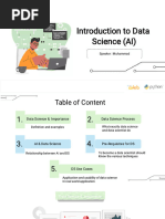 Datascienc Intro