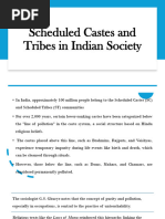 Scheduled Castes and Tribes in Indian Society