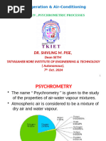 PSYCHROMETRIC UNIT 4 - 7 o CT