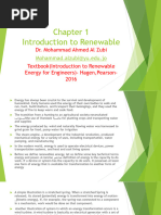 Chapter 1 Renewable Energy