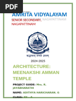 Architecture: Meenakshi Amman Temple: Senior Secondary, Nagapattinam