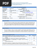 Course Outline-Calculus and Analytical Geometry (MATH-101) - EESE