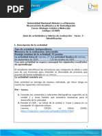 Guía de Actividades y Rúbrica de Evaluación - Unidad 2 - Tarea 3 - Identificación