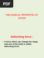 Mechanical Properties of Solids PPT