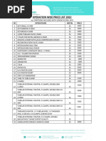 M&M Price List 2022 1