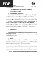 4.1 Bases Inmunológicas y Principios Básicos de Las Vacunas