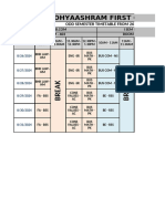 Degree Time Table - Week 8 26-08-2024 To 31-08-2024