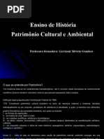 SLIDES GANDARA - Ensino de Historia e Patrimonio Ambiental