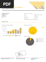 TymeBank Personal Bank Statement Aug