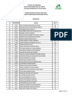 Professor de Educacao Basica Classificacao Final