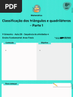 Aula 28 - Classificação Dos Triângulos e Quadriláteros