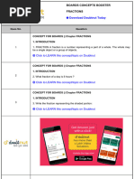 Boards Concepts Booster-Class 6 Fractions