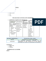 SESIÓN DE APRENDIZAJE EL EMBOLILLADO