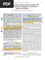 Albrecht and Gaffney.1983.Software Function Source Lines of Code and Development Effort Prediction A Software Science Validation