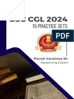 SSC CGL Reasoning_All 15 Sets