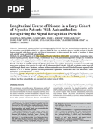 Arthritis Care Research - 2016 - Pinal Fernandez - Longitudinal Course of Disease in A Large Cohort of Myositis Patients