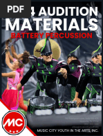 Battery Audition Materials