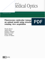 Fluorescence molecular tomography of an animal model using structured light rotating view acquisition-2013