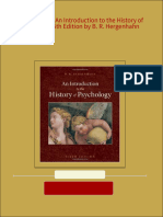 Test Bank For An Introduction To The History of Psychology 6th Edition by B. R. Hergenhahn Download PDF