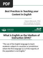 2. Slides Phần EV - Best Practices Content English - Bikowski 2018