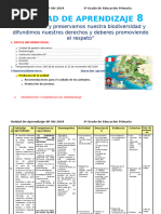 3° Grado Unidad de Aprendizaje 8 Noviembre 2024