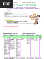 2° Grado Unidad de Aprendizaje 8 Noviembre 2024