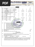 T20 Chapter Wise Test of English Class 1st Year Chapter No 910