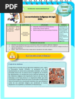 Ficha de Actividad Sobre Los Movimientos Indígenas Del Siglo Xviii