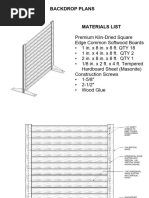 Backdrop Plans