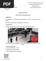 2 - Exp Fabry Perot Interferometer