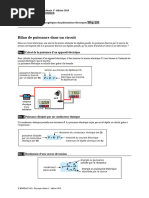 Bilan de Puissance Dans Un Circuit