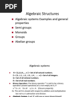 DM-Algebraic Structures - 1