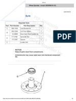 Wheel Spindle - Install (KENR6018-15)