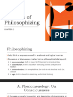 Chapter 2 Methods of Philosophizing