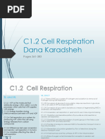 C1.2 Cell Respiration