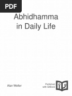 Abhidhamma in Daily Life - Allan Weller