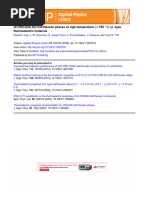 (ZR, HF) Co (SB, SN) Half-Heusler P-Type - Thermoelectric Materials 2008