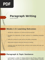 Paragraph Writing Course