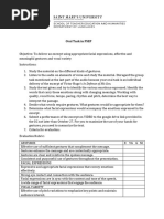 Oral Task in PSEP