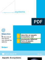 Earth and Life Science Lesson 35.2 Aquatic Ecosystems