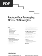 Reduce Packaging Costs Guide