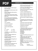 Chemistry Test-01