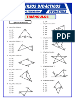 Ejercicios de Triangulos para Primero de Secundaria