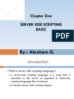 SERVER SIDE SCRIPTING BASIC-php