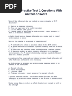 CEHRS Practice Test 1 Questions With Correct Answers