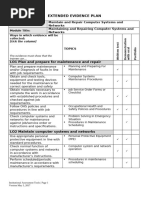 Extended Evidence Plan - (Michael, Mildred)