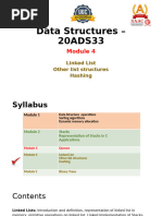 Data Structures - Module 4