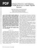 Active Constellation Extension With Enlipping Technique For PAPR Reduction in FBMC-OQAM Systems