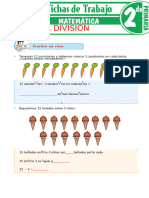 La División para Segundo Grado de Primaria